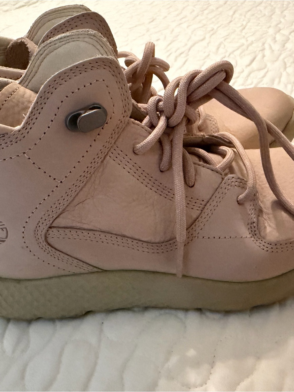 Timberland Women's Lace-Up Boots in Blush Pink - Picture 2 of 2